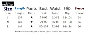 Size chart table with measurements in cm for long sleeve mesh sheer maxi dress