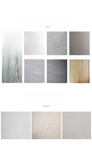 Guide showing compatible surfaces like tile and metal for adhesive wall hooks