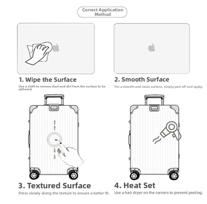Step-by-step application guide for waterproof Yorkshire Terrier stickers on laptop surfaces