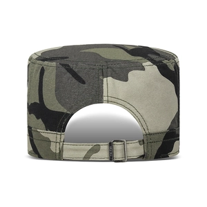Berretto militare mimetico classico con fibbia in metallo regolabile e cotone resistente