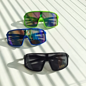 Kids Sunglasses Integrated Shield Large Frame UV400 Protection Fashion Sporty Outdoor Eyewear For Boys And Girls