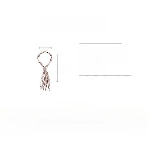 Tableau des tailles détaillé pour collier en tissu léopard avec alliage et cristaux