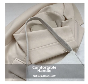 Close-up of ribbed corduroy texture and silver zipper detail on grey shoulder bag