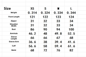 Detailed size chart for the French style printed cowl neck maxi dress for women
