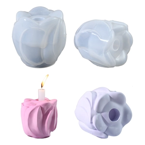 Irregular petal flower silicone mold for DIY resin candles and aromatherapy plaster bases