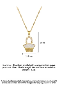 Detail of luxury shell handbag pendant with white pearls and sparkling crystals