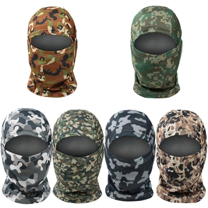 Breathable quick-dry tactical balaclava mask set in various camouflage patterns