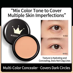 Full Coverage Concealer Cream Face Makeup Palette For Dark Circles Blemishes Acne Marks Contouring Waterproof Cosmetic