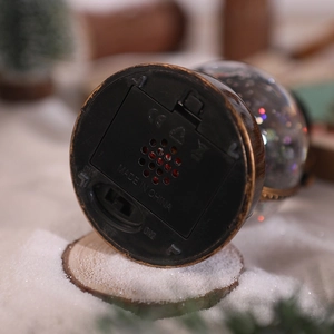 Macro shot of the vintage base with battery compartment and 3-way functional power switch