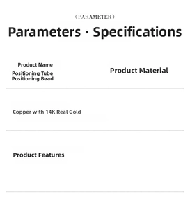 Detailed specs of 14K gold filled crimp beads for jewelry making in 1.5mm and 2mm