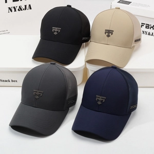 Casquette baseball en maille pour homme avec logo 3D M, chapeau de soleil extérieur