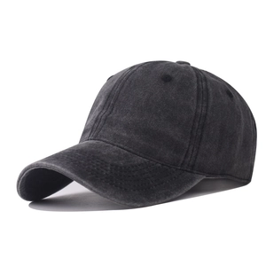 Hoge Kwaliteit Gewassen Katoen Honkbalpet Retro Distressed Effen Kleur Verstelbaar Outdoor Zonwering Dad Hat Mannen Vrouwen Sport Pet