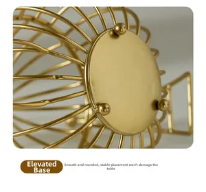 Close-up of golden elevated base with smooth spherical feet for stable placement