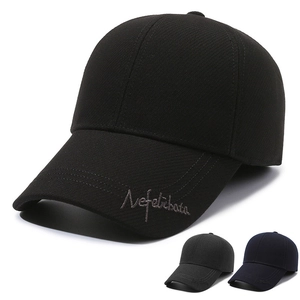 Winter Warm Baseball Cap Cotton Wool Blend Ear Protection Outdoor Casual Adjustable Embroidery Hat For Men Women