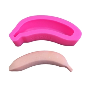 3D banana silicone mousse cake mold for baking and jelly pudding decorations