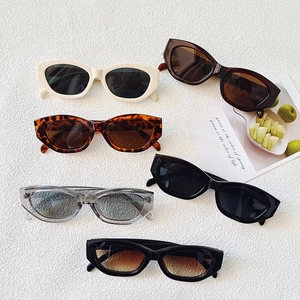 Retro oval oversized sunglasses for women in various colors with high UV protection