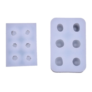 3D cherry berry silicone molds for cake decorating on white background in light blue