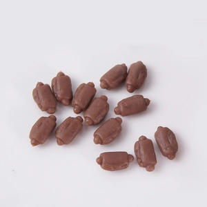 Miniature realistic faux meat sausage food play accessories for DIY kitchen craft models