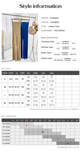 Detailed size chart and material guide for women's elegant strapless slim jumpsuit