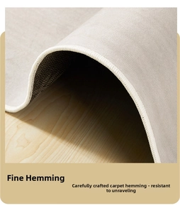 Detail view of high-density edge stitching and non-slip backing on cartoon car mats