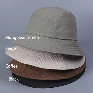 Chapeaux bobs légers séchage rapide pour queue de cheval en vert, beige, café et noir