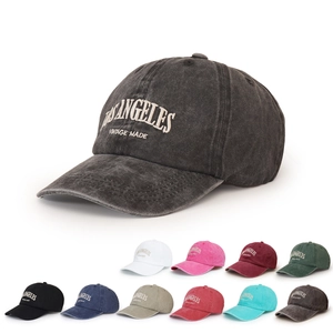 Baseball Cap Los Angeles Vintage Made Washed Retro Adjustable Sports Hat For Men Women Unisex Hip Hop Style