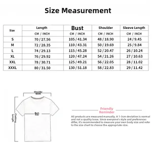 Detailed size chart for waffle knit short sleeve shirt and shorts set with measurements