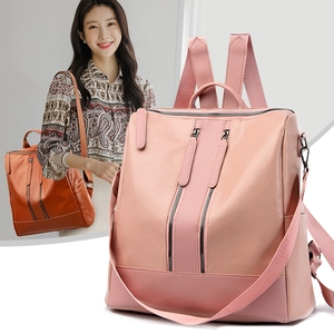 Women PU Leather Fashion Backpack Anti-theft Multi-pocket Minimalist Korean Style Travel Leisure Functional Shoulder Bag