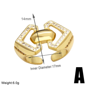 Detailansicht des vergoldeten Rings mit 17 mm Innendurchmesser und 14 mm Breite