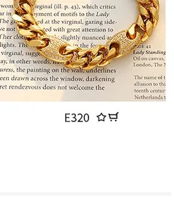 Macro shot of gold-plated thick chain links with rhinestone-pave coffee bean accents