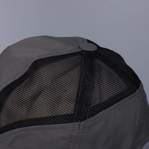Breathable mesh baseball cap with quick-dry fabric for summer outdoor and sports use