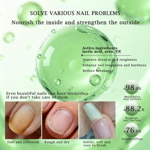 Natural nail repair essence with urea and Vitamin E for yellowing and dry nails