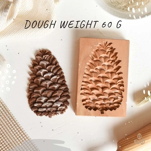 Wooden Cookie Mold Cutter Embossed Beech Wood Biscuit Press DIY Baking 3D Flower Animal Pattern Gingerbread