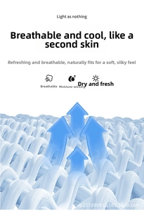 Detailed macro view of breathable light blue ice silk fabric with airflow mesh structure