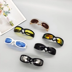 Wrap Around Sports Sunglasses Y2K Retro Future Style PC Frame Resin Lens UV400 Outdoor Cycling Fashion For Men Women