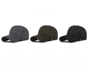 Detailed comparison of gray, coffee, and black baseball caps with SPORT embroidery