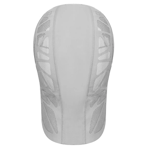 Men's breathable mesh SPORT cap in grey with quick-dry sun protection and mesh panels