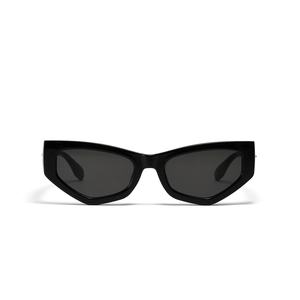 Lunettes de soleil rétro Y2K roses avec monture œil de chat large et verres foncés