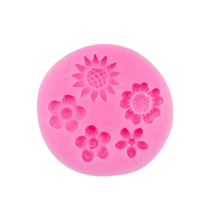 Stampo In Silicone A Fiori Fondant Cioccolato Gumpaste Resina Decorazione Torte Forme Floreali Accessorio Da Forno Creativo DIY