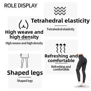 Dettaglio dei leggings da yoga neri a vita alta con eleganti ritagli laterali traforati