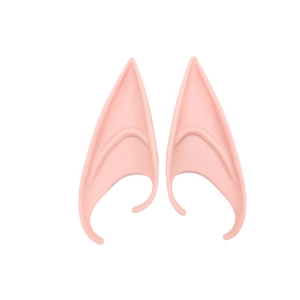 Realistic flesh pink silicone elf ears for Halloween cosplay and masquerade party props