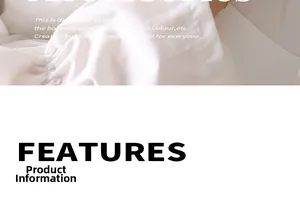 Detailed view of elastic cuffs on a white long-sleeve cotton blend jewelry display garment