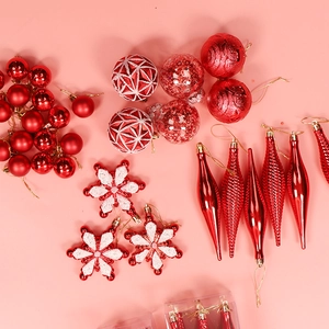 Shatterproof Christmas Ball Ornaments Electroplated Painted Tree Hanging Decorations For Home Holiday Party Decor Multicolor