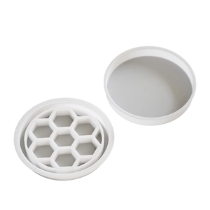 Stampo in silicone rotondo da 30cm a nido d'ape per tavoli in resina fai da te