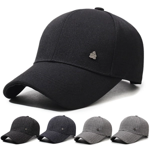 Cappello Da Baseball Regolabile In Misto Cotone Con Logo In Metallo Protezione Solare Outdoor Casual Uomo Donna
