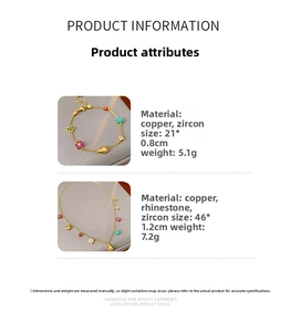 Detailed specifications of flower and ladybug pendant necklace and bracelet set jewelry