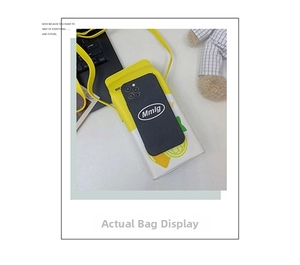 Detailed comparison of milk carton bag size and capacity with a standard smartphone