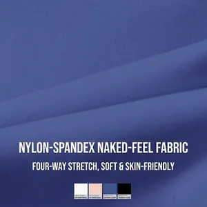 Brassière de sport dos croisé bleu roi en tissu extensible quadridirectionnel doux