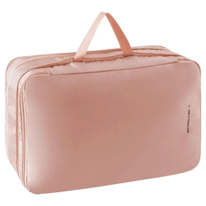 Organisateur de voyage rose taille L en nylon imperméable avec fermeture et poignée