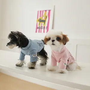 Maglietta Per Cani E Gatti Poliestere Strato Base Stampa Lettere Due Gambe Abbigliamento Casual Per Cuccioli Autunno Inverno